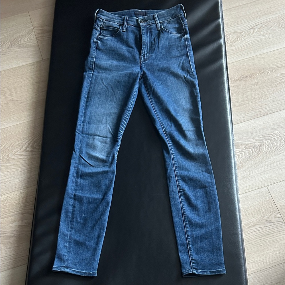 MOTHER Women's Skinny Jeans in Blue